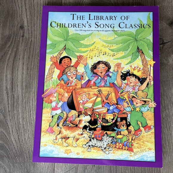 The Library of Children's Song Classics Gigantic Illustrated Sheet Music Leonard - Picture 2 of 6